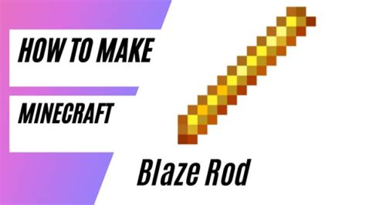 How to get a blaze rod in minecraft