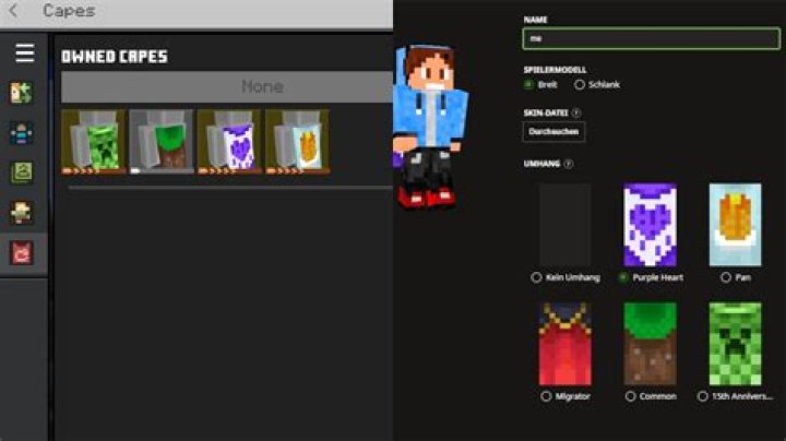 How to get a cape in minecraft 1.13