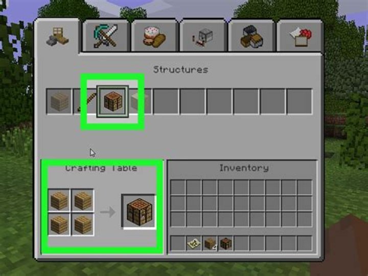 How to get a crafting table in minecraft