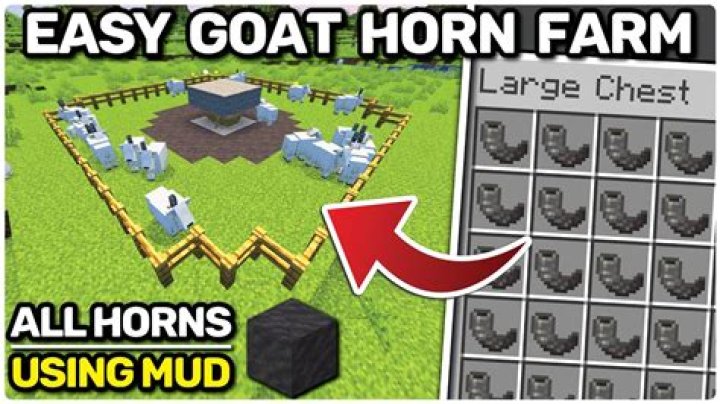 How to get a goat horn in minecraft