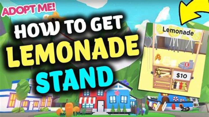 How to get a lemonade stand in roblox adopt me