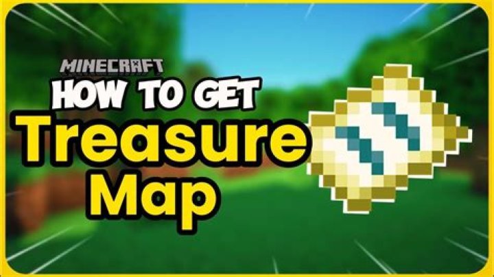 How to get a treasure map in minecraft