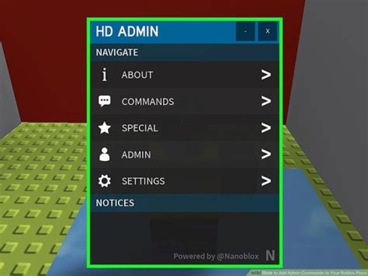 How to get admin commands on roblox