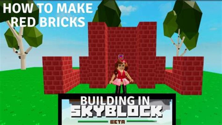 How to get brick in skyblock roblox