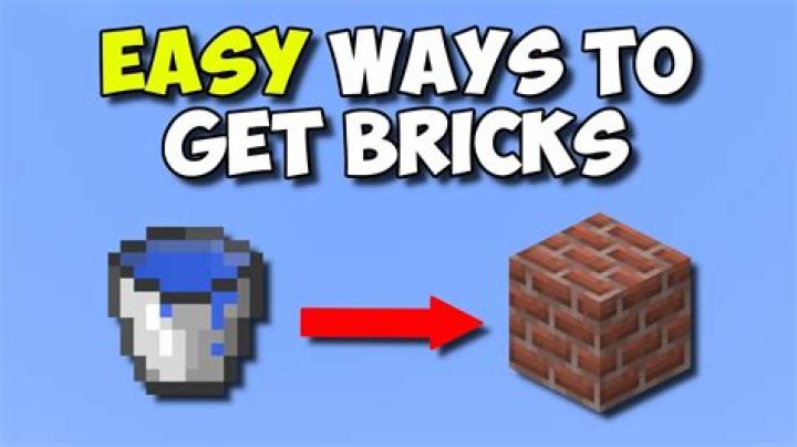 How to get bricks in minecraft
