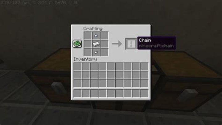 How to get chains in minecraft