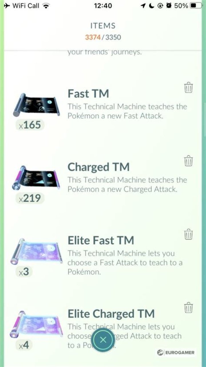How to get charged tms in pokemon go