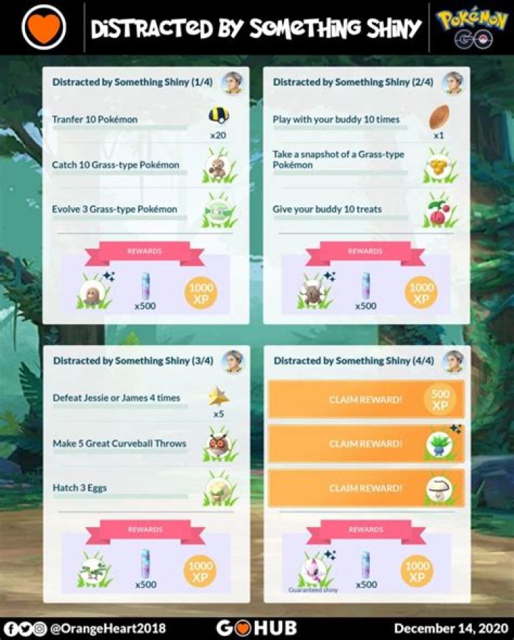 How to get distracted by something shiny pokemon go