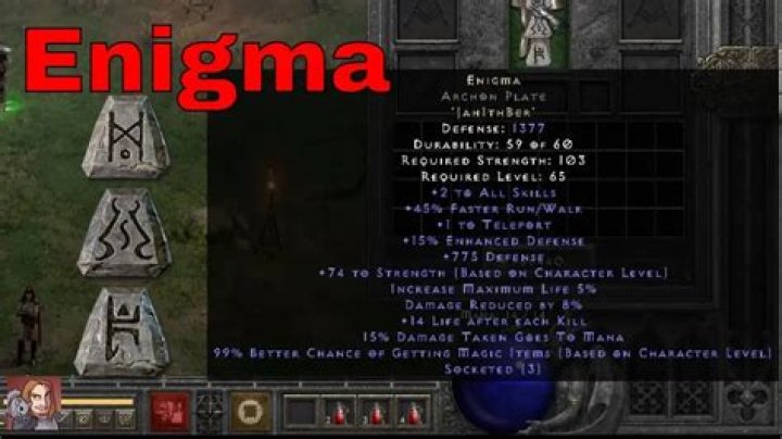 How to get enigma diablo 2