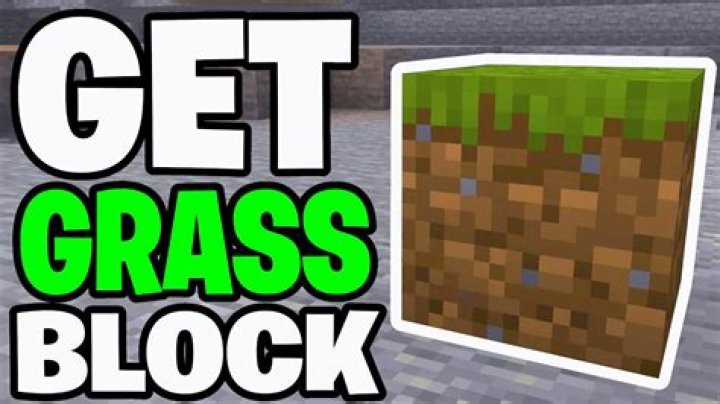 How to get grass blocks minecraft