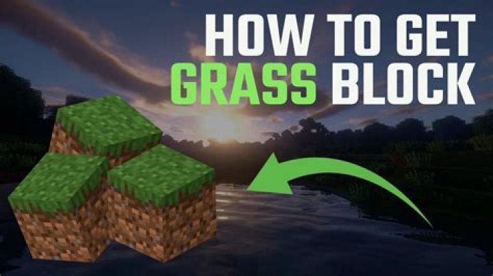 How to get grass in minecraft