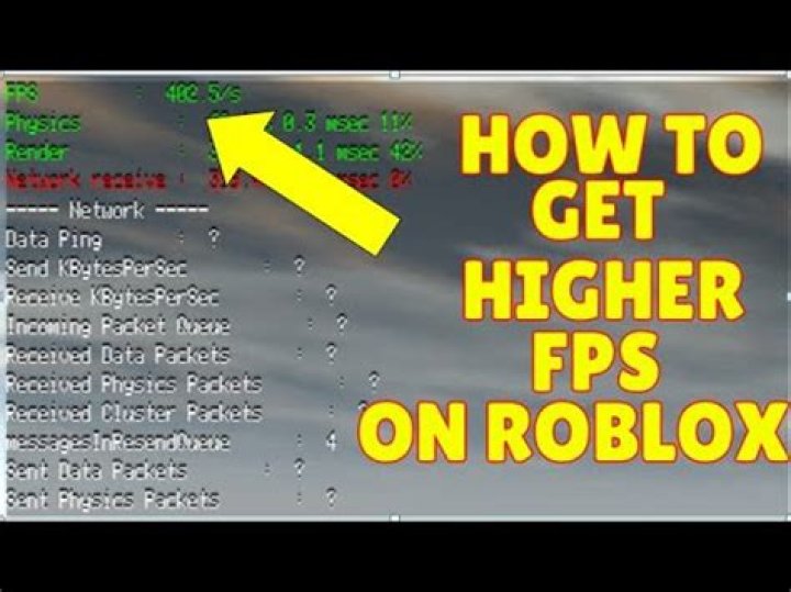 How to get higher fps on roblox