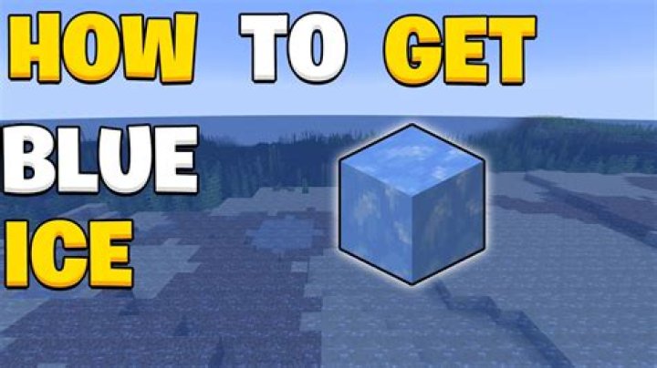 How to get ice in minecraft