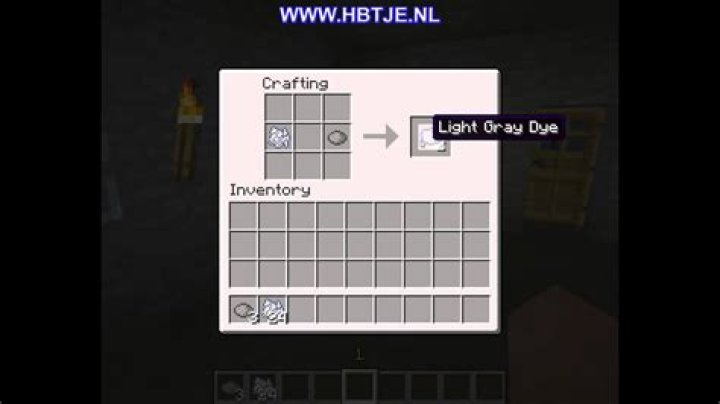 How to get light gray dye in minecraft