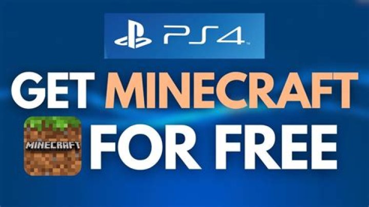 How to get minecraft on ps4 for free