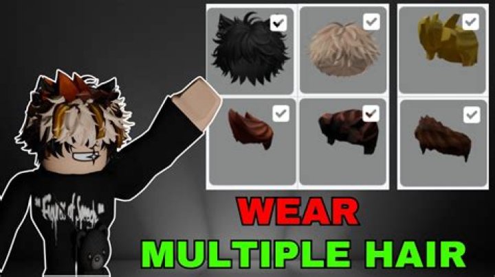 How to get more than 1 hair on roblox