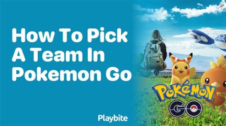 How to get on a team in pokemon go
