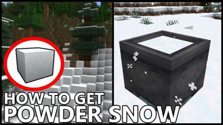 How to get powdered snow minecraft