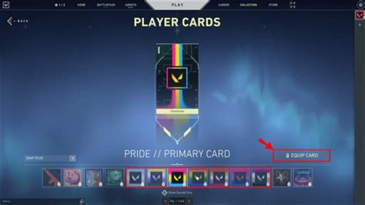 How to get pride cards in valorant