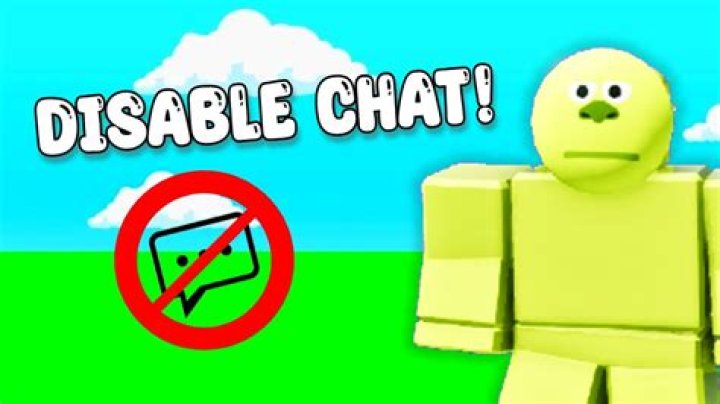 How to get rid of chat in roblox