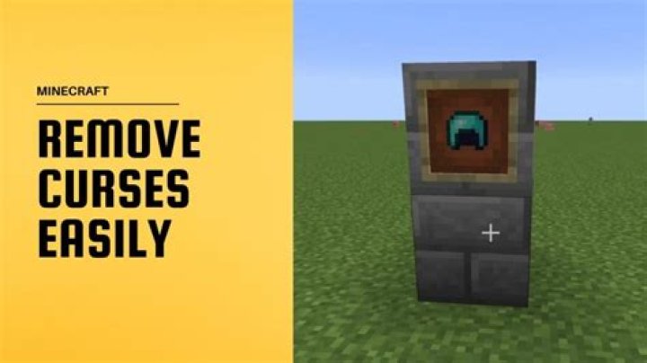 How to get rid of curses in minecraft