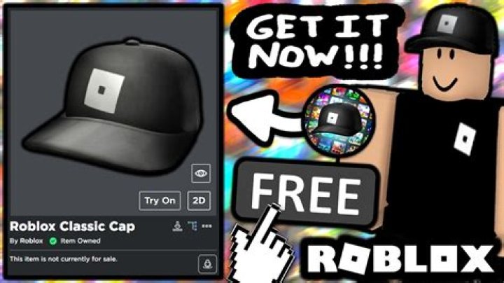 How to get roblox classic cap