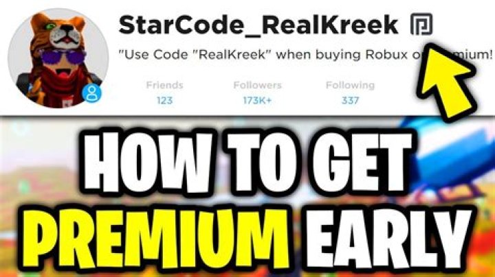 How to get roblox premium early