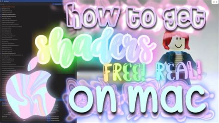 How to get roblox shaders on mac