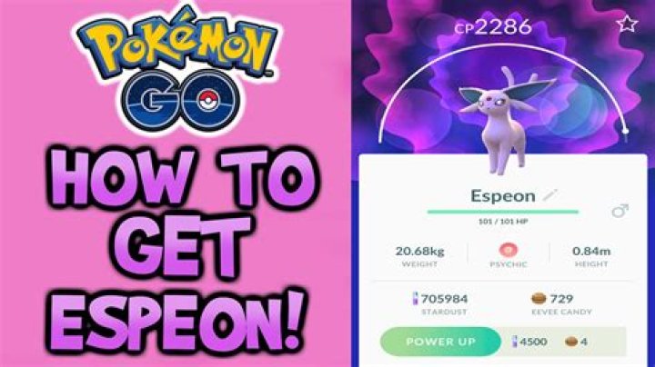 How to get shiny espeon pokemon go
