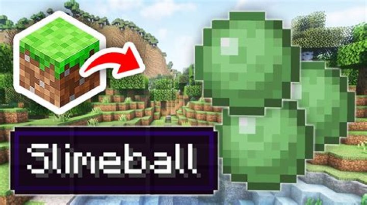 How to get slime balls minecraft
