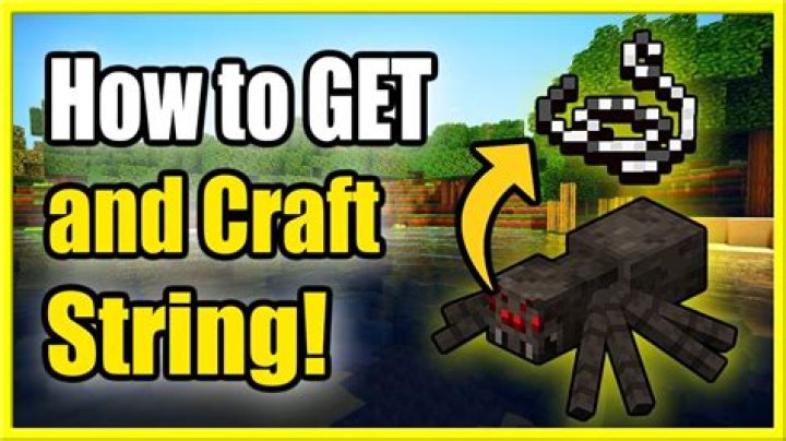 How to get string minecraft