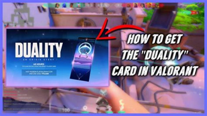 How to get the duality card valorant