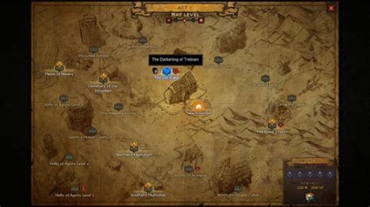 How to get to old tristram diablo 3