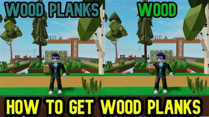 How to get wood planks in skyblock roblox