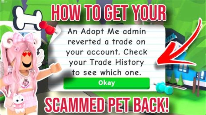 How to get your scammed pets back in adopt me roblox