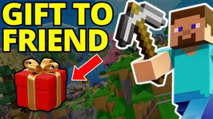 How to gift minecraft
