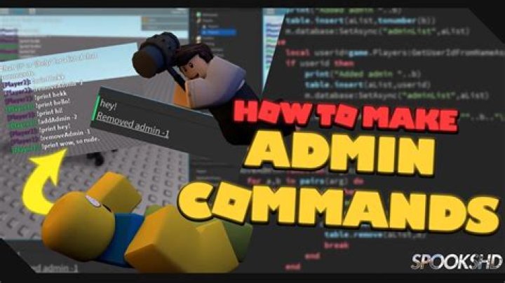 How to give admin on roblox