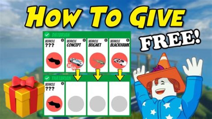 How to give items in roblox 2020