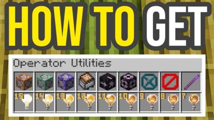 How to give operator in minecraft