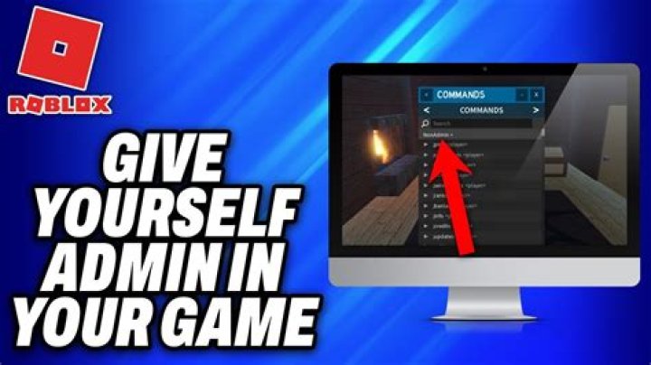 How to give yourself admin in your roblox game