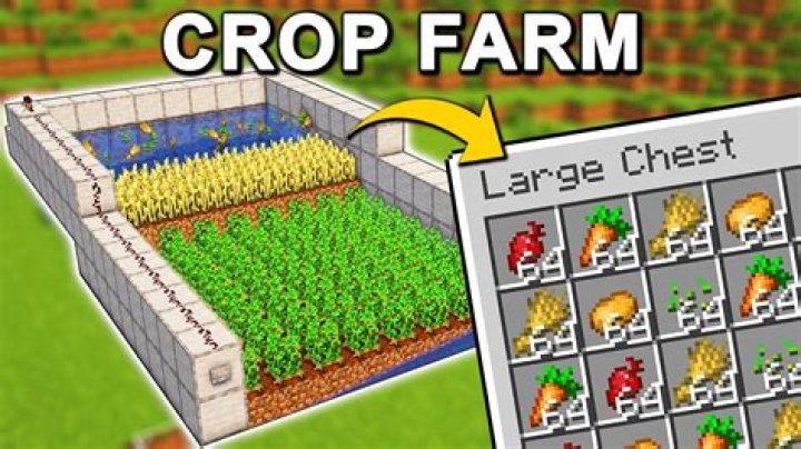 How to harvest crops in minecraft