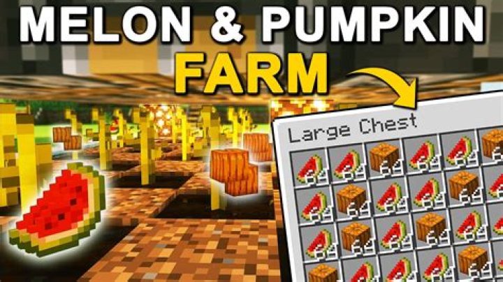 How to harvest melons in minecraft