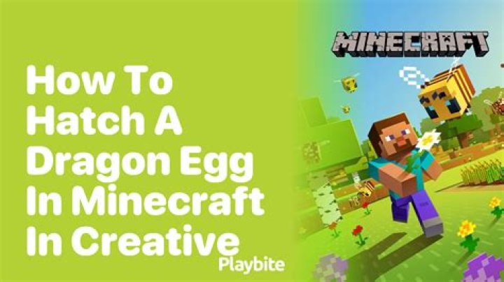 How to hatch dragon egg in minecraft pe