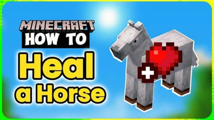 How to heal horses minecraft