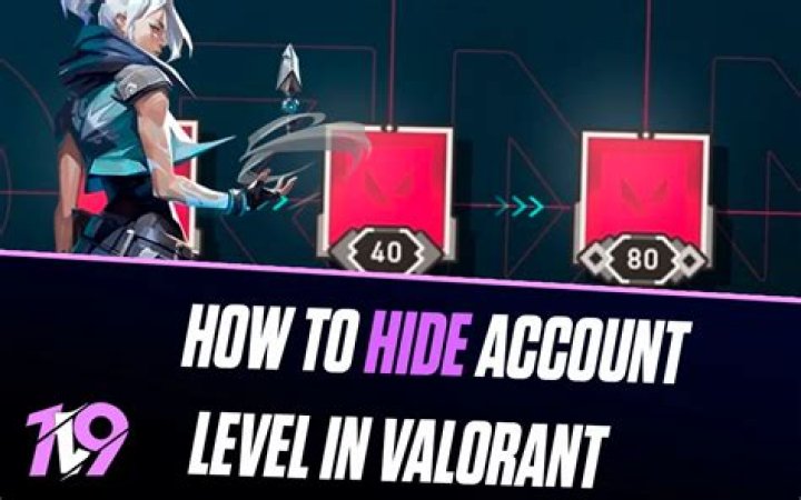 How to hide account level valorant