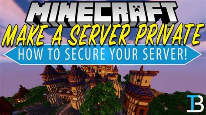 How to host private minecraft server