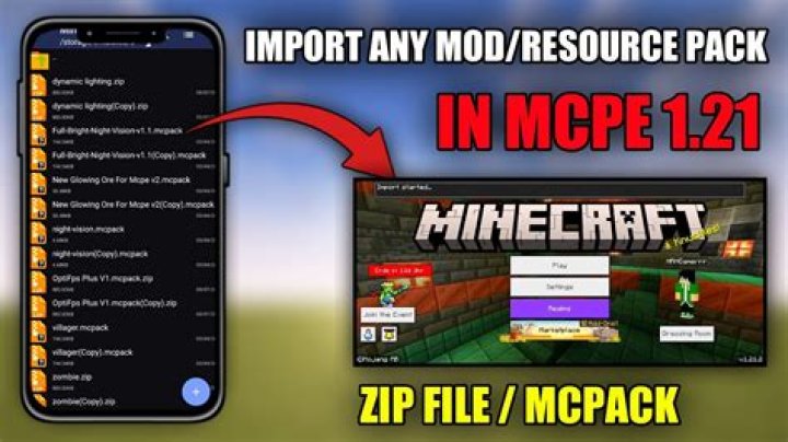 How to import zip files into minecraft pe