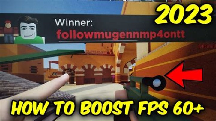How to increase fps in roblox