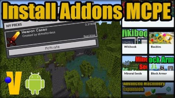 How to install addons minecraft