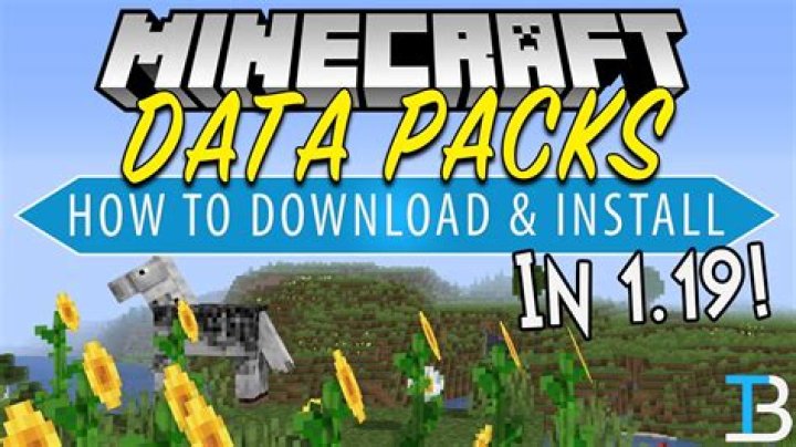 How to install datapacks minecraft